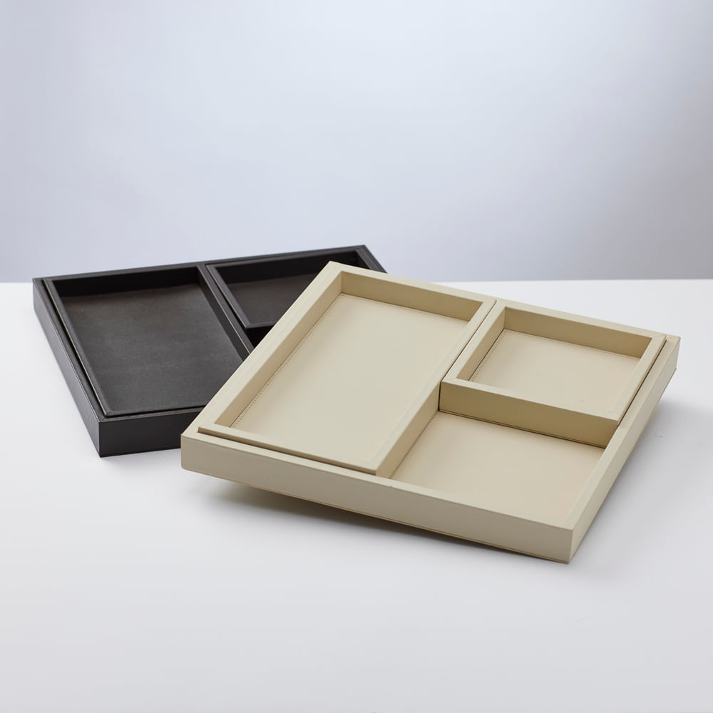 Porta-Objeto Unito Tray Com 3 Bandejas