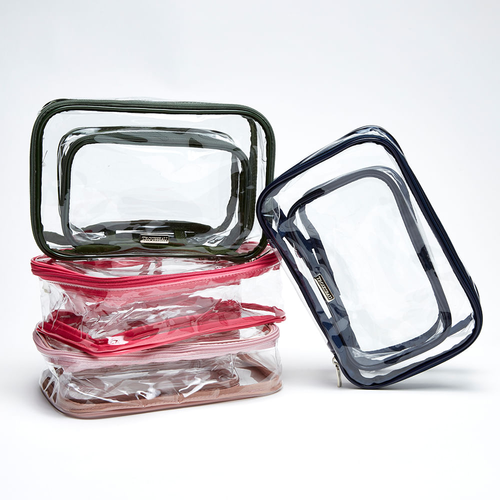 Nécessaire Crystal Kit Com 2 Peças