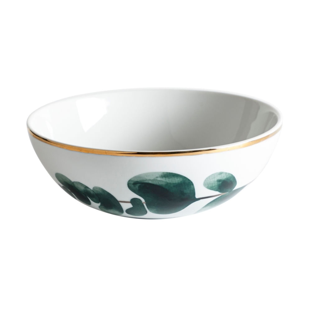 Bowl de Porcelana Leaf