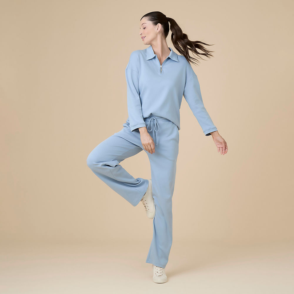 Calça Feminina em Algodão Pima Camille