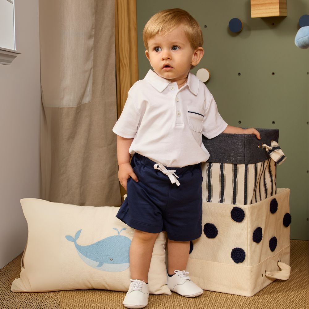 Conjunto Infantil de Algodão Pima Sea