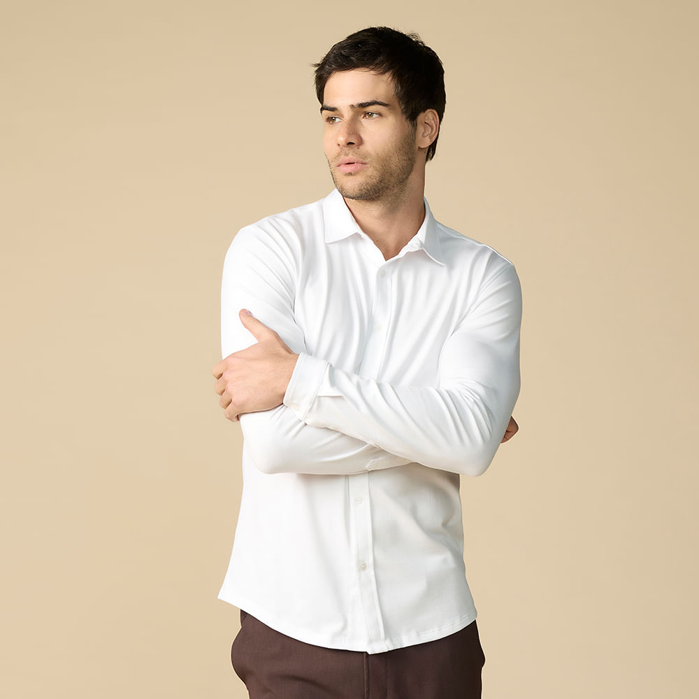 Camisa Masculina Jason em Piquet Pima