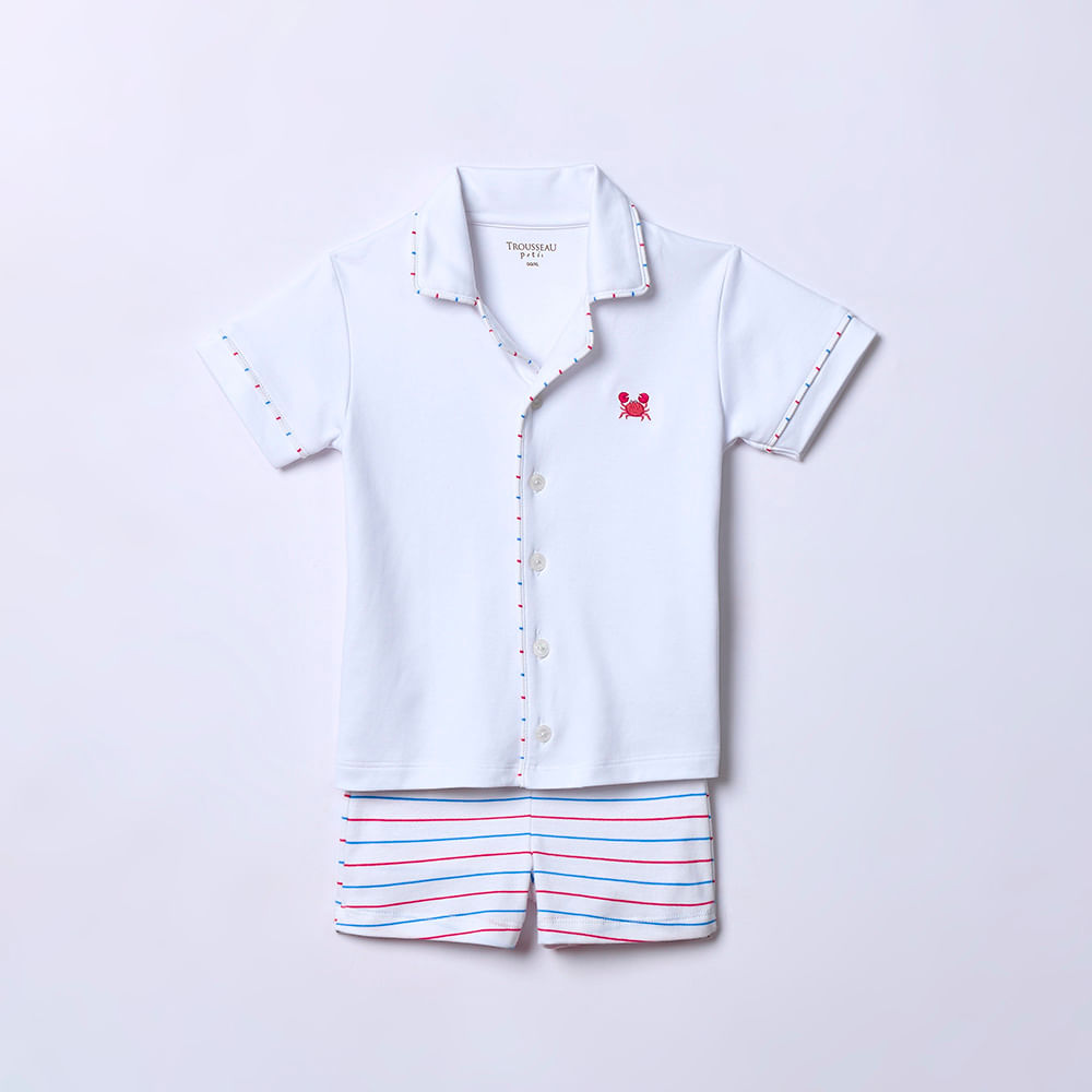 Pijama Infantil em Algodão Pima Ricky