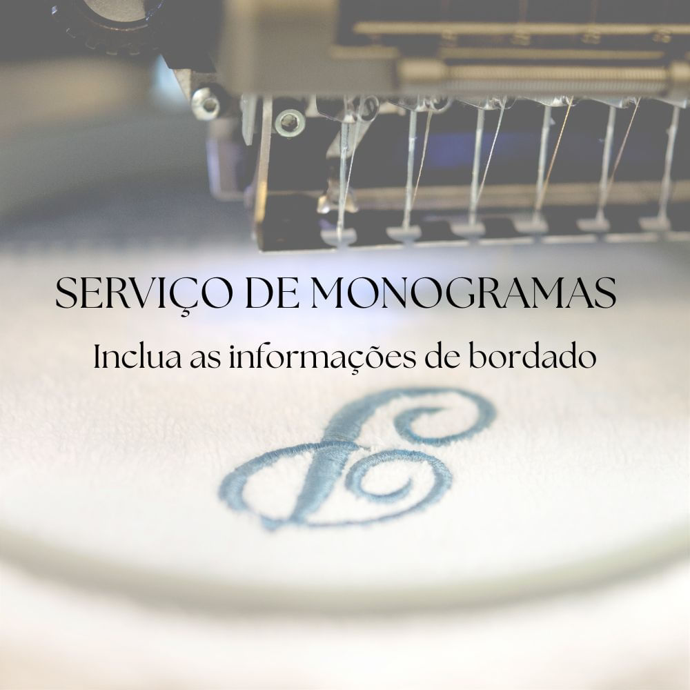 Personalização -Toalha Lavabo