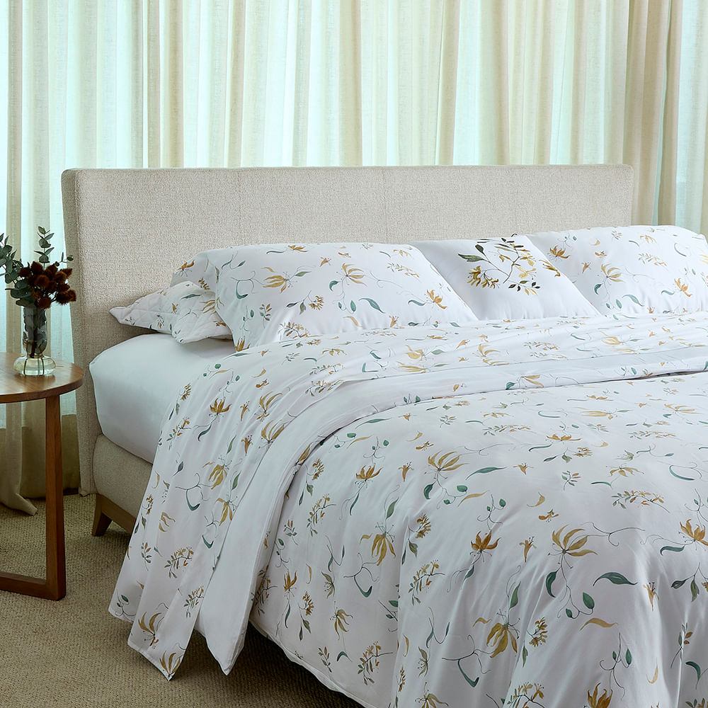 Duvet Casal 300 Fios Dahlila